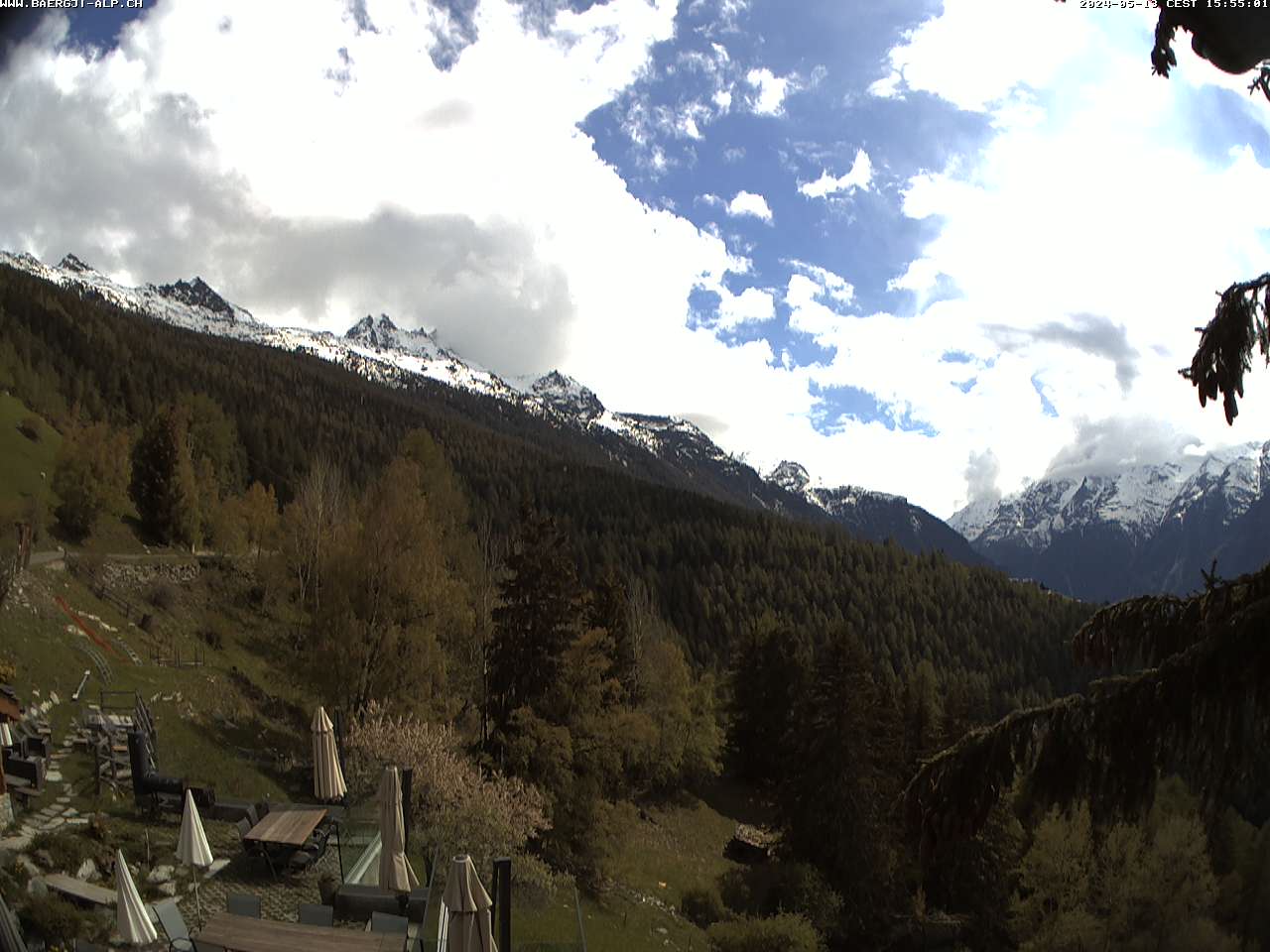 Webcam Bärgji Grächen Walliser Alpen mit Matternorn